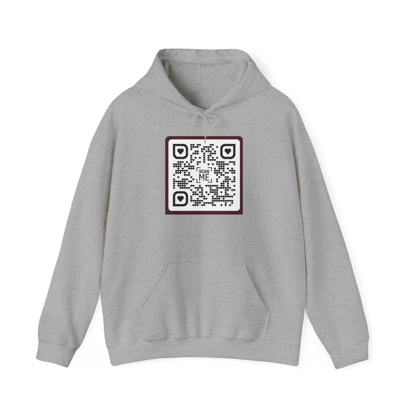 Scannable ‘Spread Love’ QR Hoodie