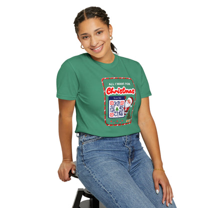 Unisex Christmas Spirit Garment-Dyed Shirt