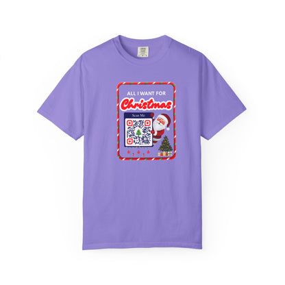 Unisex Christmas Spirit Garment-Dyed Shirt