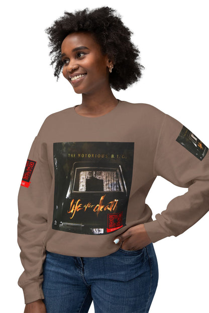 AJ custom BIG Unisex Lightweight Crewneck Sweatshirt