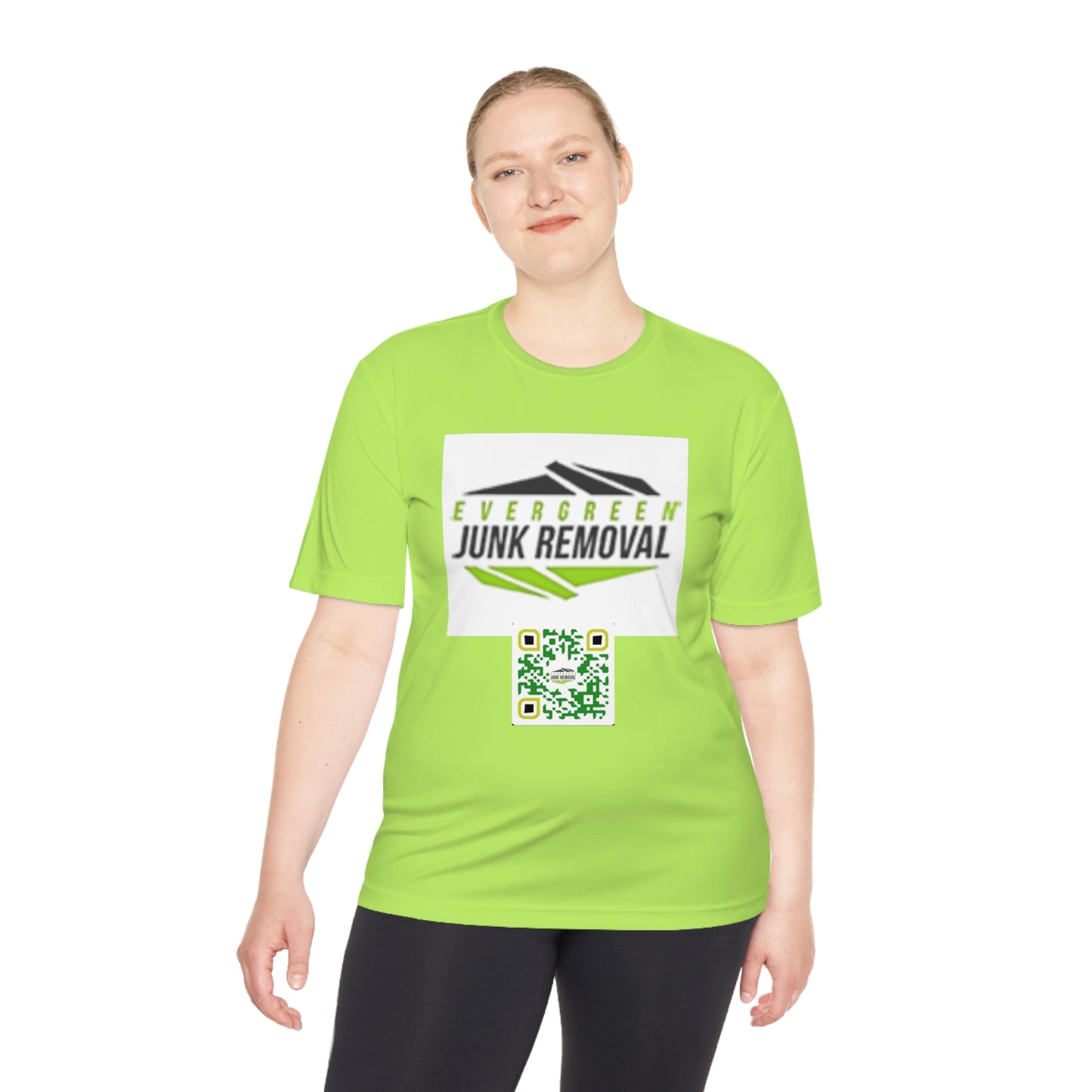 QR Custom "Evergreen" Unisex Moisture Wicking Tee