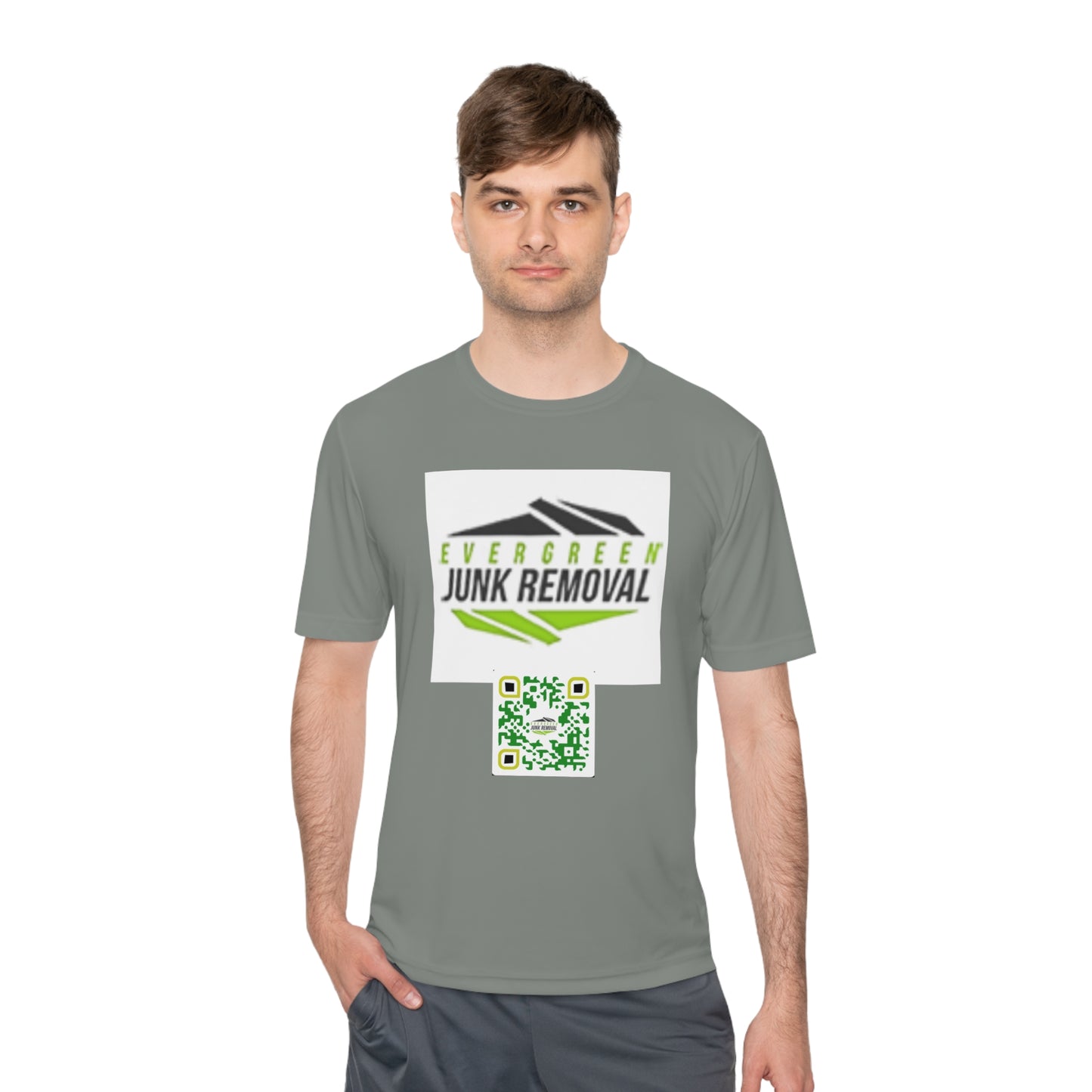 QR Custom "Evergreen" Unisex Moisture Wicking Tee