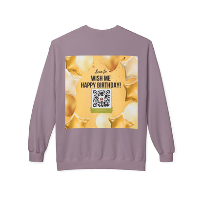 Birthday - Unisex Midweight Softstyle Fleece Crewneck Sweatshirt