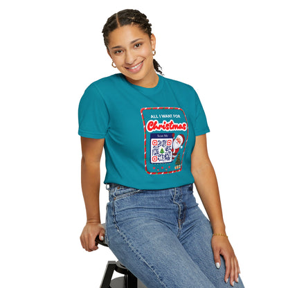Unisex Christmas Spirit Garment-Dyed Shirt