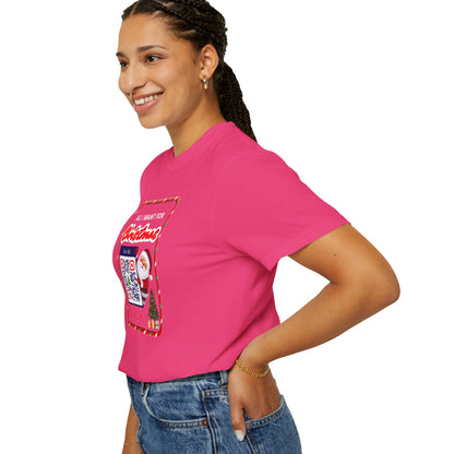 Unisex Christmas Spirit Garment-Dyed Shirt