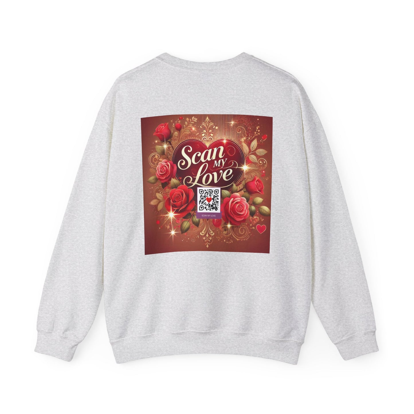 Scan My Love - Unisex Heavy Blend™ Crewneck Sweatshirt