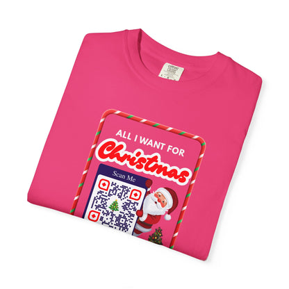 Unisex Christmas Spirit Garment-Dyed Shirt