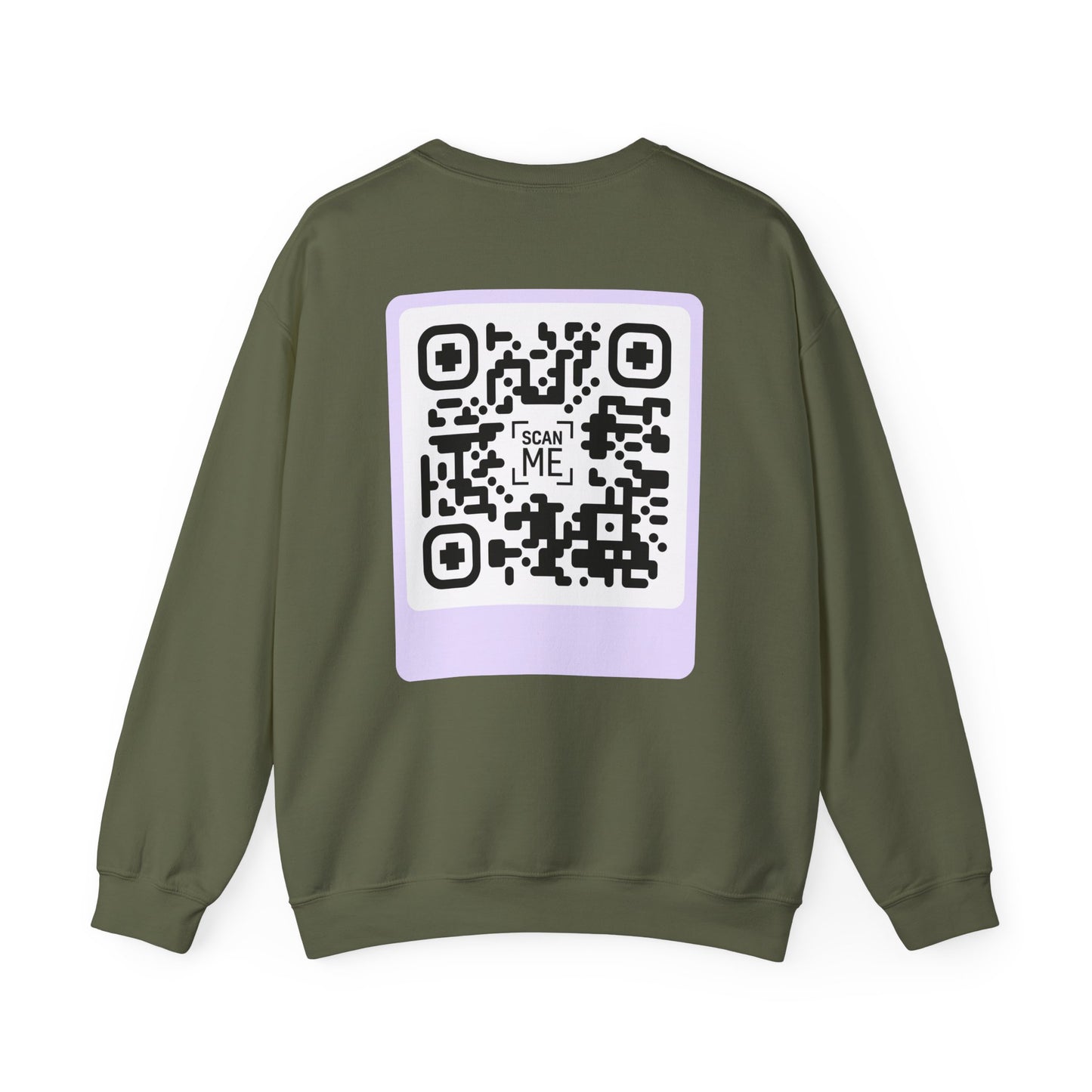 Scannable 'Someone Loves You' QR Crewneck Sweatshirt