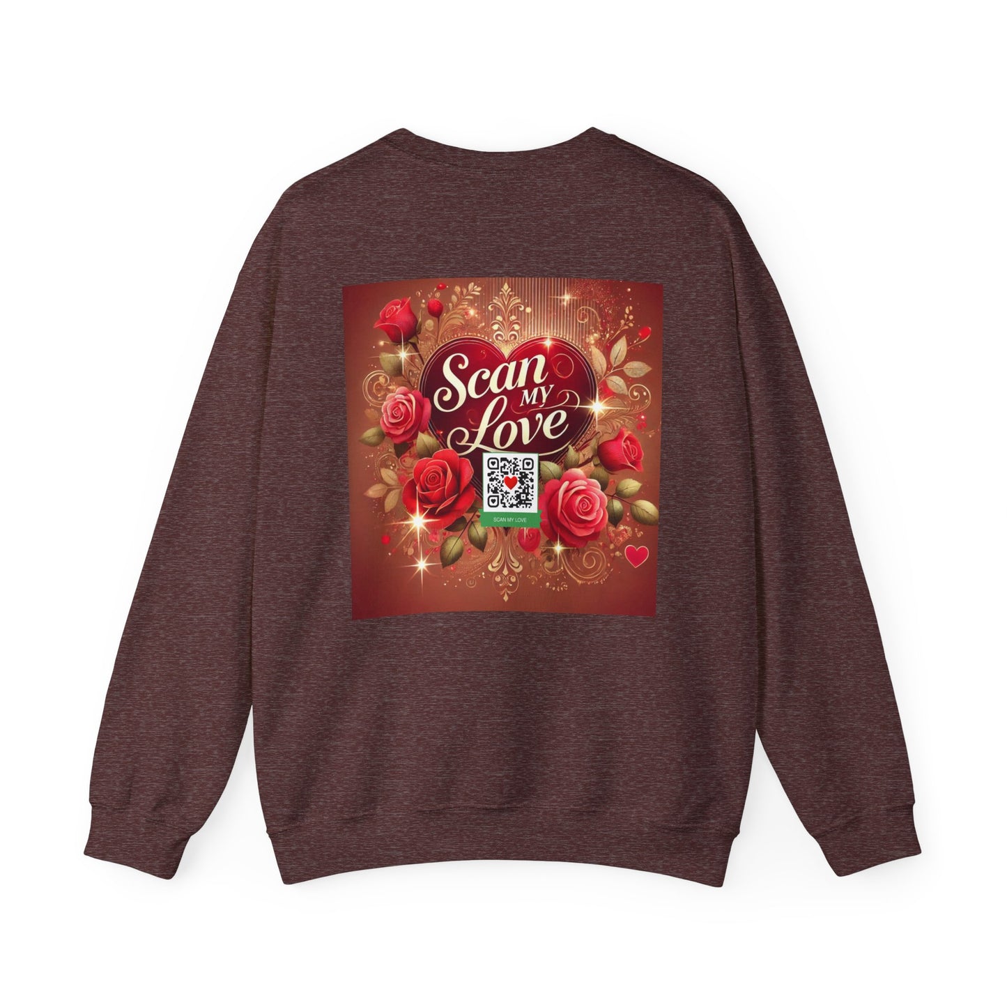 Scan My Love - Unisex Heavy Blend™ Crewneck Sweatshirt