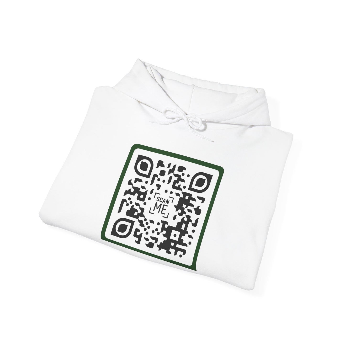 Scannable 'Someone Loves You' QR hoodie