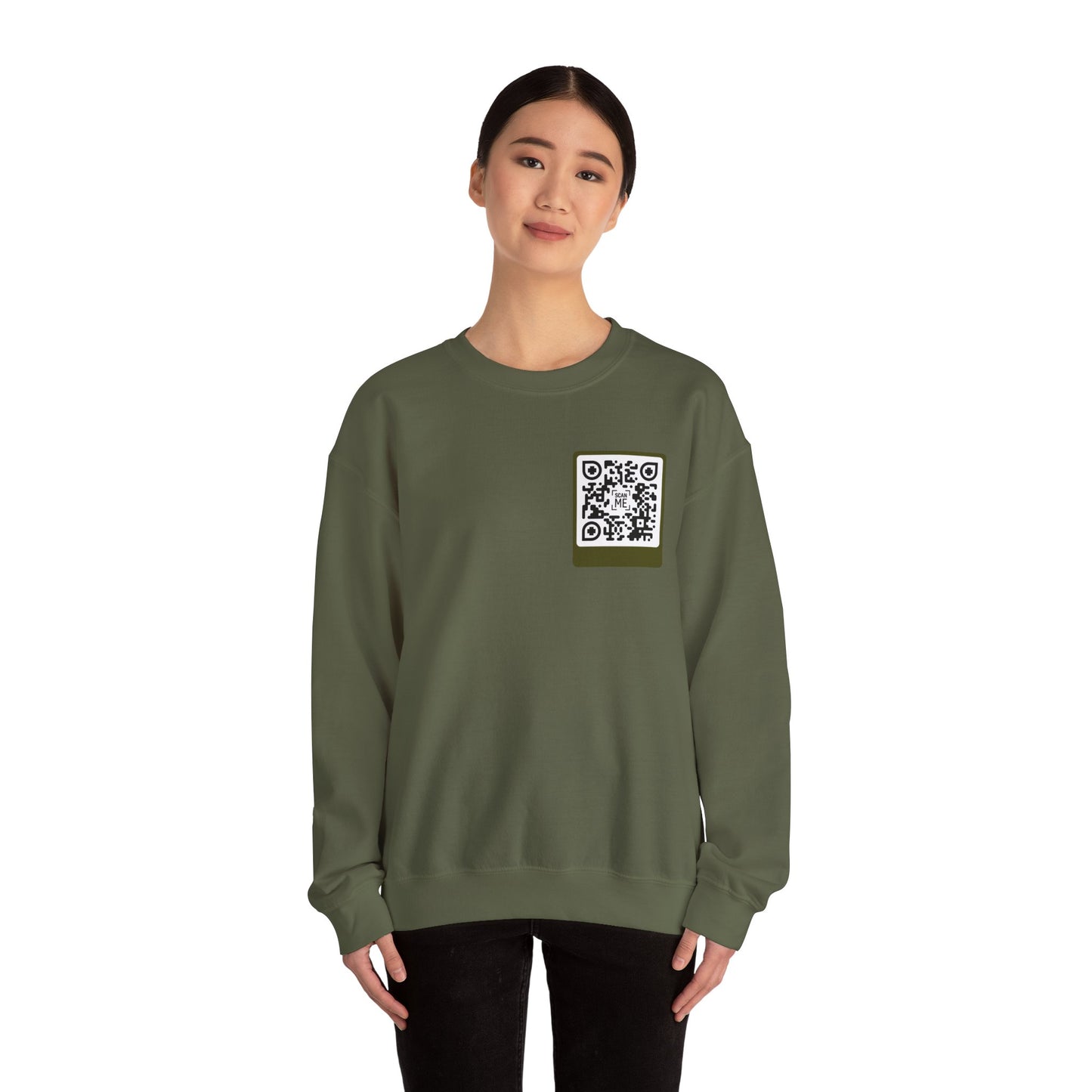 Scannable ‘Spread Love’ QR Sweatshirt