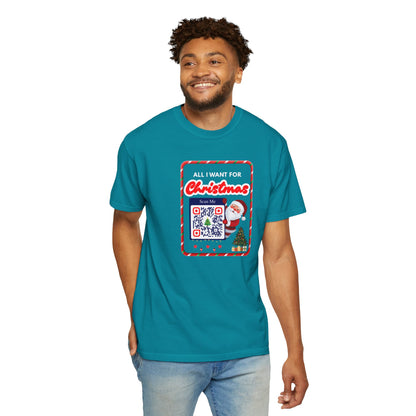 Unisex Christmas Spirit Garment-Dyed Shirt