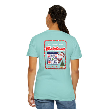 Unisex Christmas Spirit Garment-Dyed Shirt