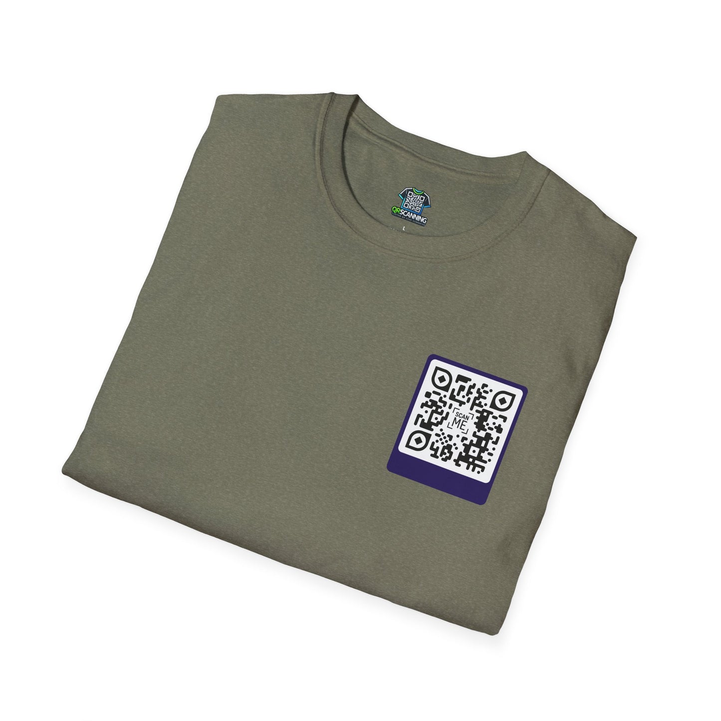 QR Tee shirt - Scannable 'Awesome' Design