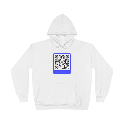 Scannable 'Smile' QR Code Hoodie