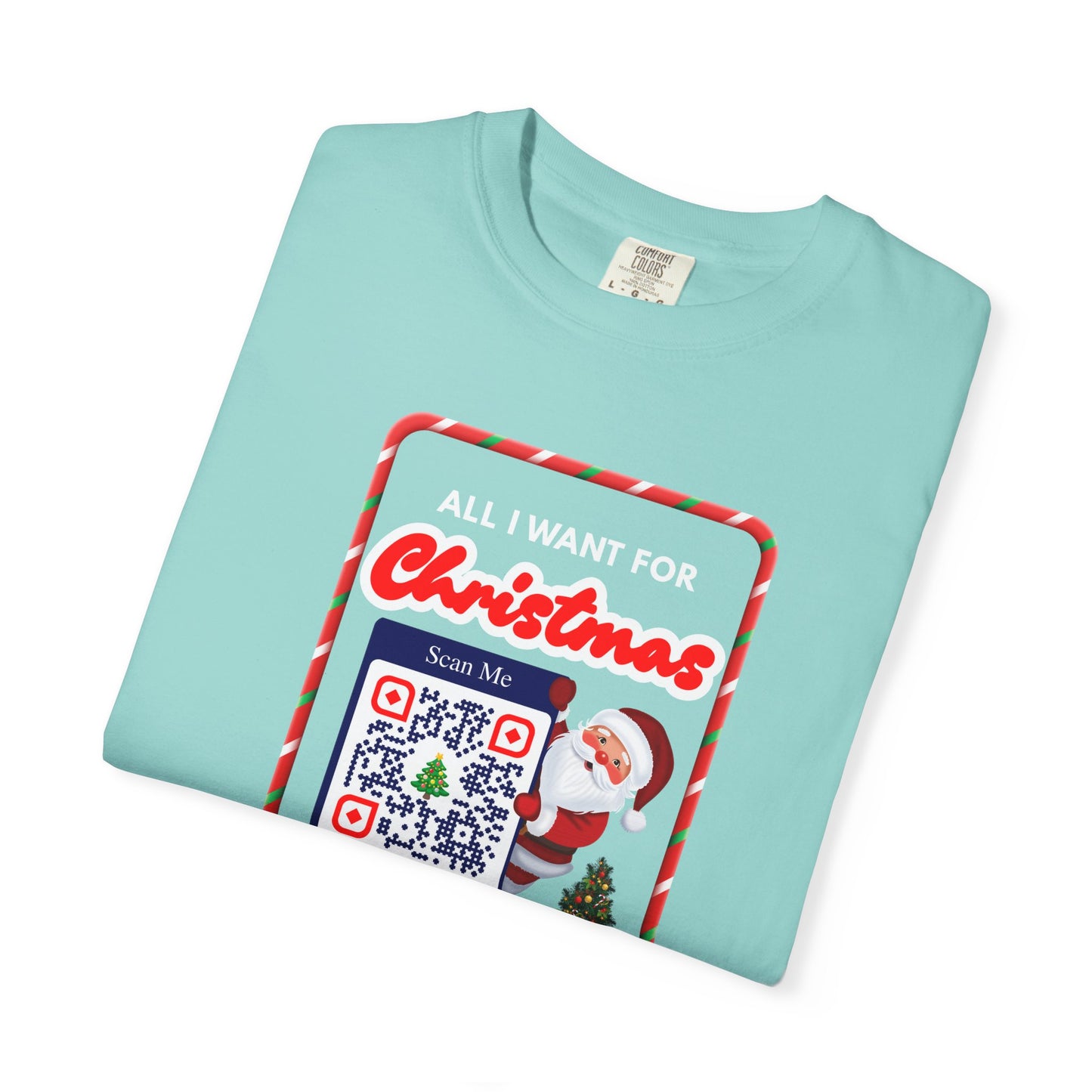 Unisex Christmas Spirit Garment-Dyed Shirt