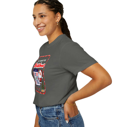 Unisex Christmas Spirit Garment-Dyed Shirt