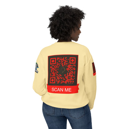 AJ custom Capone/Nore Unisex Lightweight Crewneck Sweatshirt