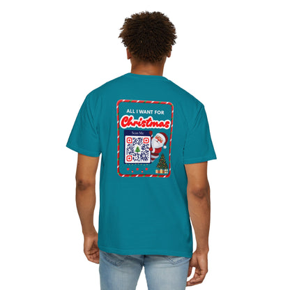 Unisex Christmas Spirit Garment-Dyed Shirt