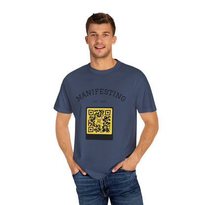 Manifesting Greatness Unisex QR Tee