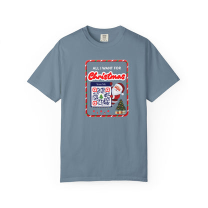 Unisex Christmas Spirit Garment-Dyed Shirt
