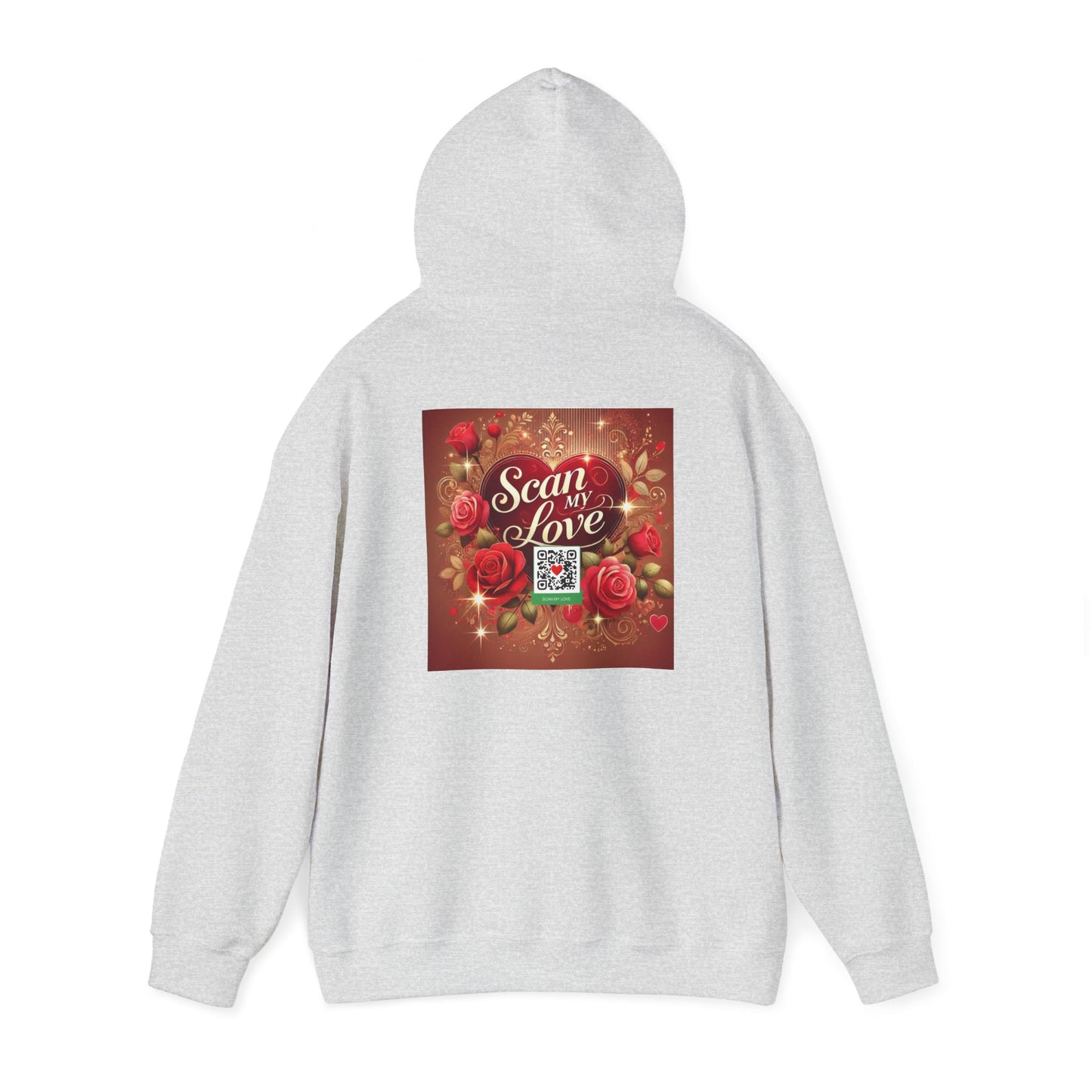 Scan My Love - Unisex Heavy Blend™ Hooded Sweatshirt