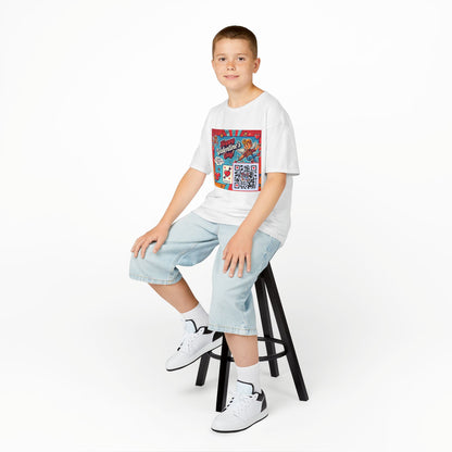 Valentines Day QR Code Kids Tee