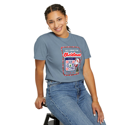 Unisex Christmas Spirit Garment-Dyed Shirt