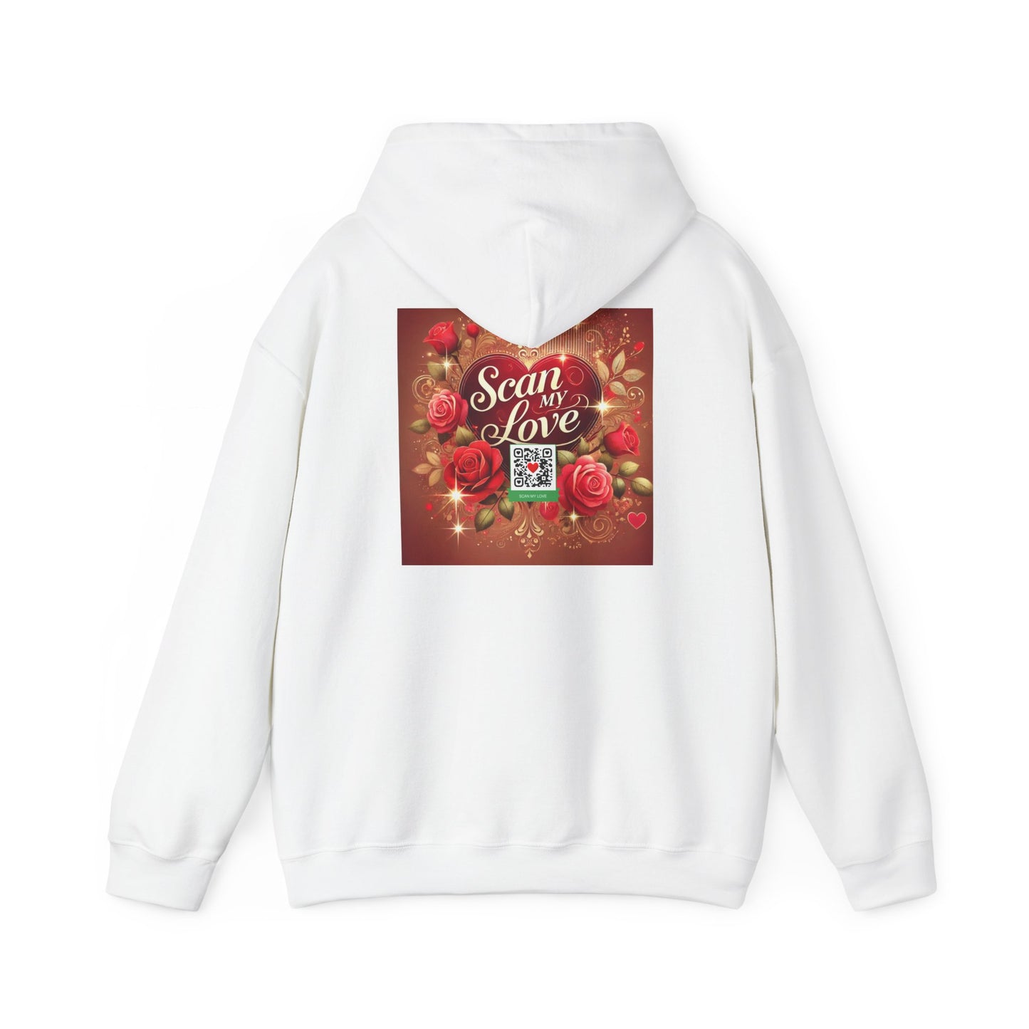 Scan My Love - Unisex Heavy Blend™ Hooded Sweatshirt