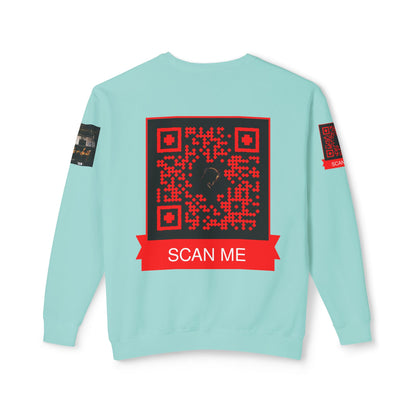 AJ custom BIG Unisex Lightweight Crewneck Sweatshirt