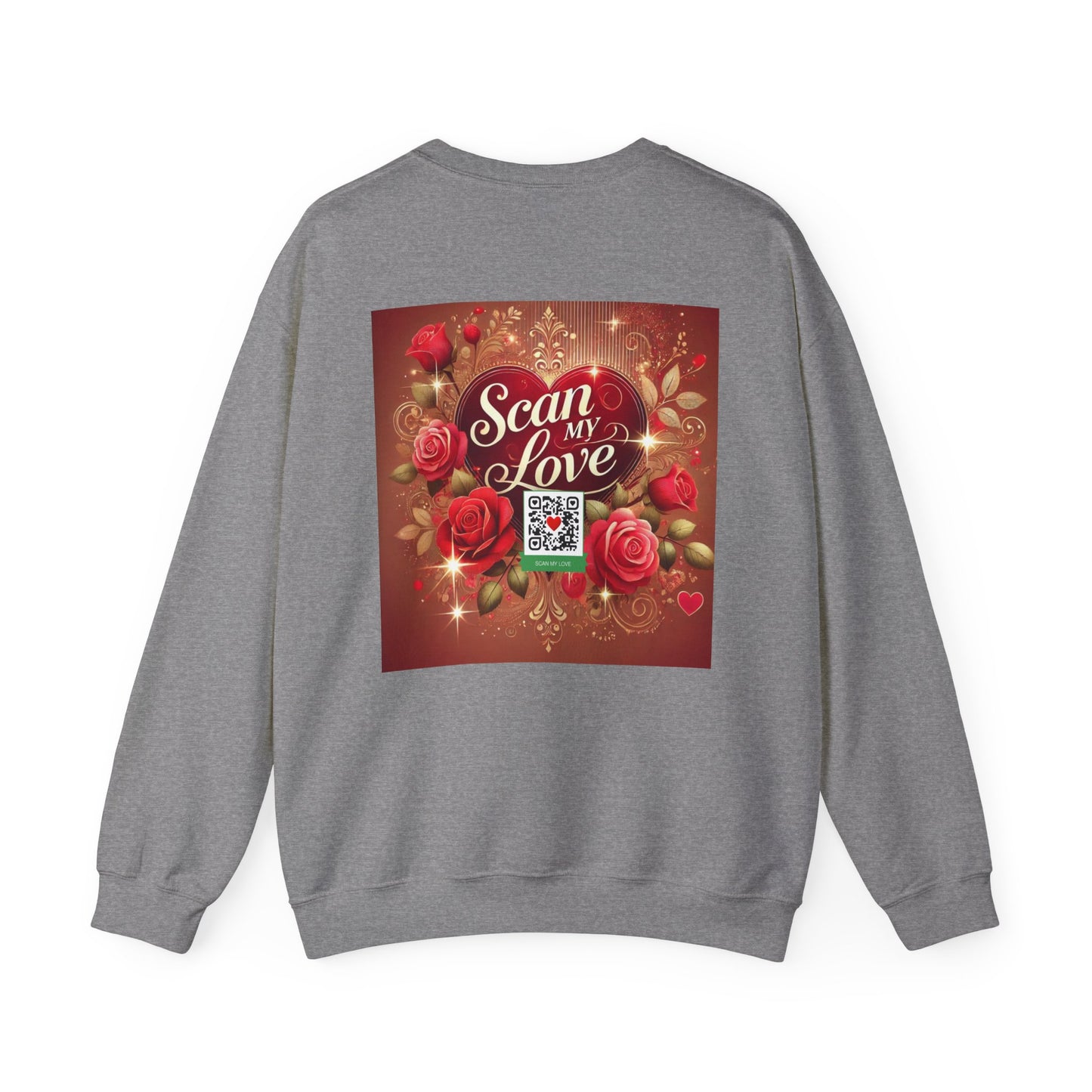 Scan My Love - Unisex Heavy Blend™ Crewneck Sweatshirt