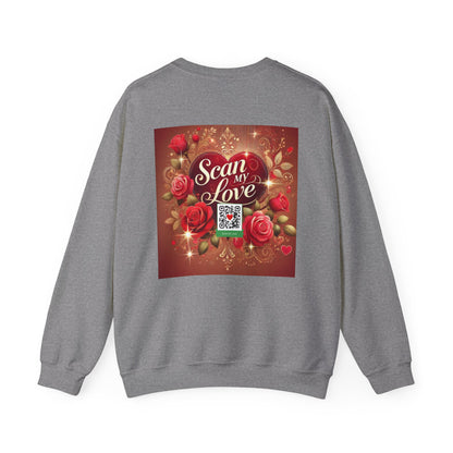 Scan My Love - Unisex Heavy Blend™ Crewneck Sweatshirt