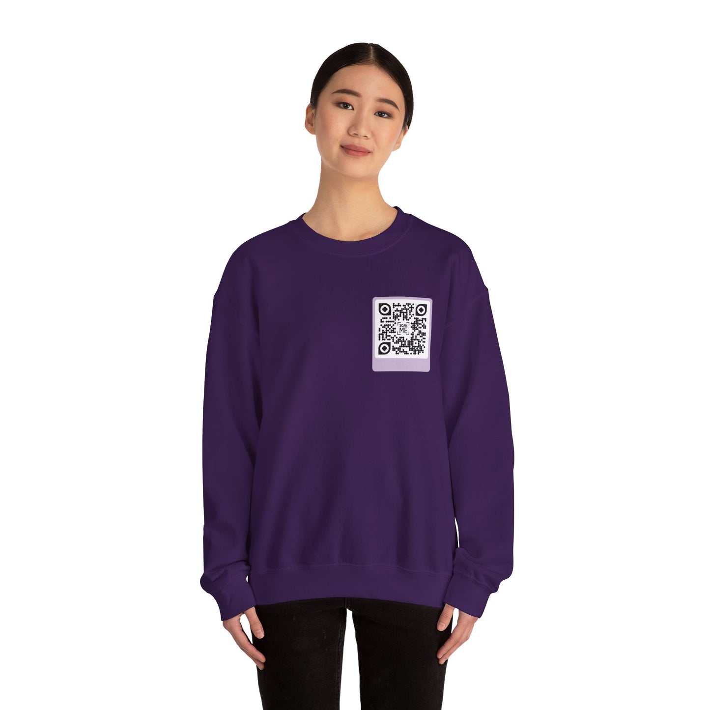 Scannable 'Awesome' QR Sweatshirt