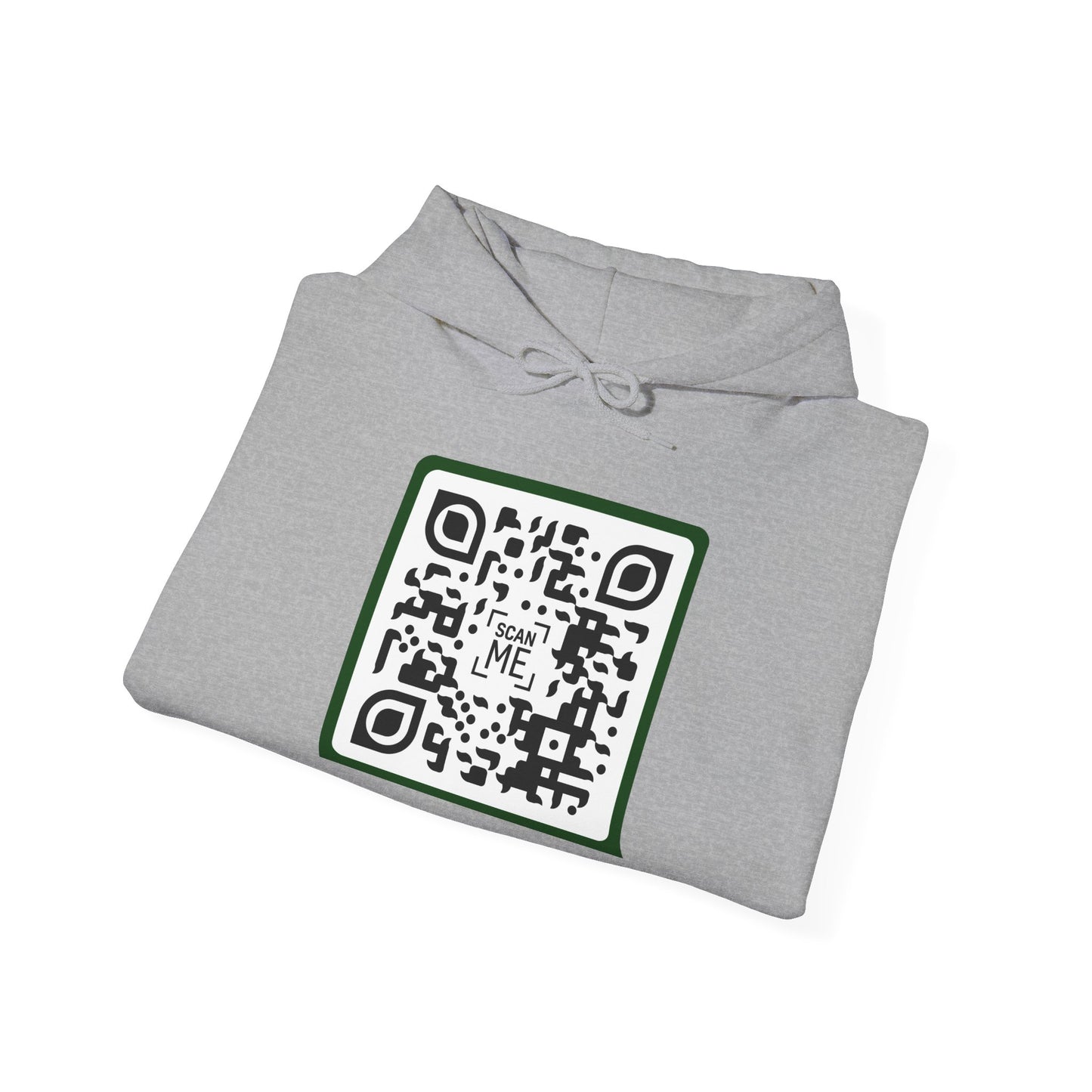 Scannable 'Someone Loves You' QR hoodie