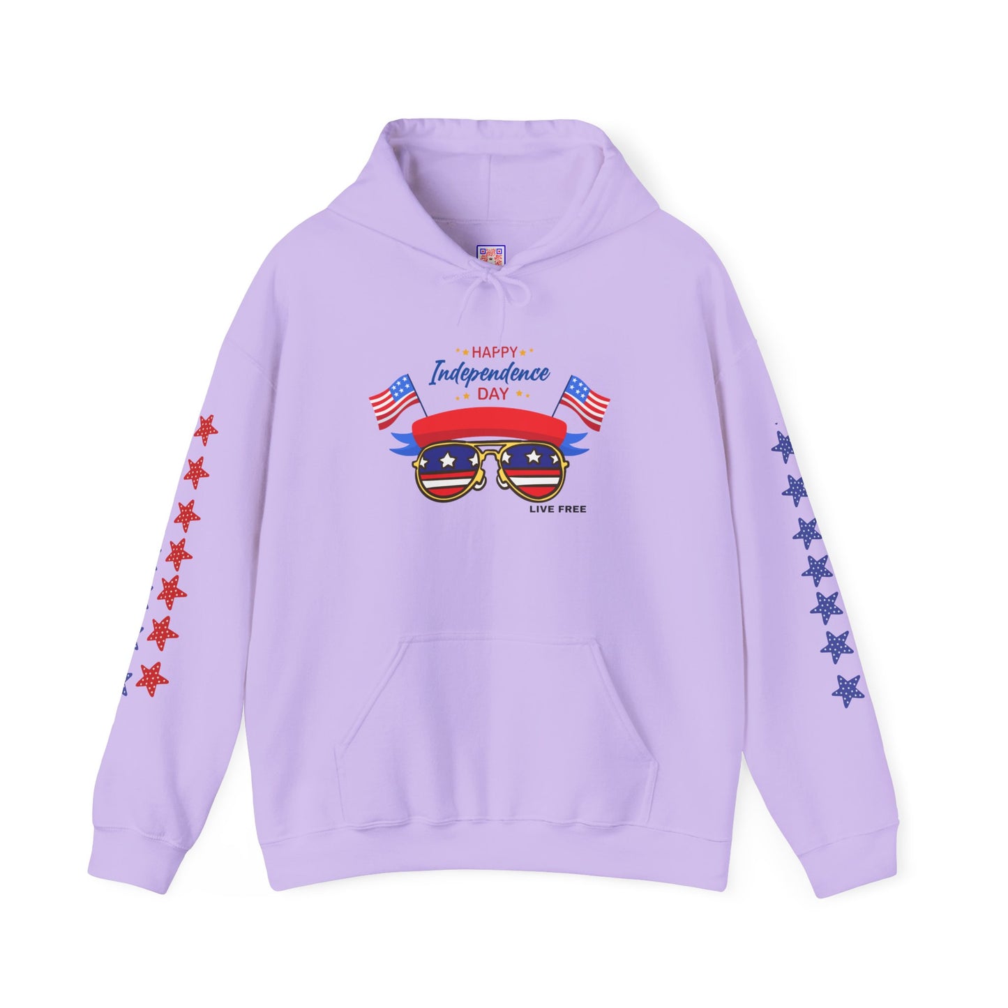 United & Unstoppable – 4th of July QR Hoodie