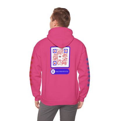 United & Unstoppable – 4th of July QR Hoodie