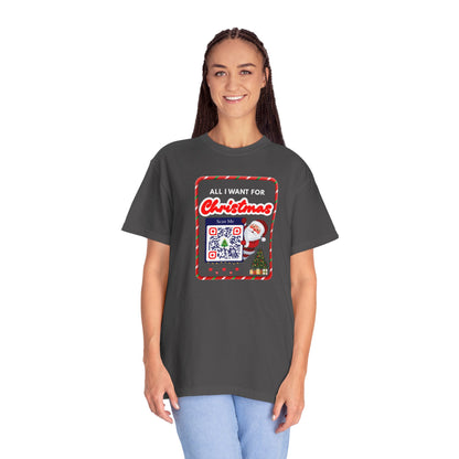 Unisex Christmas Spirit Garment-Dyed Shirt