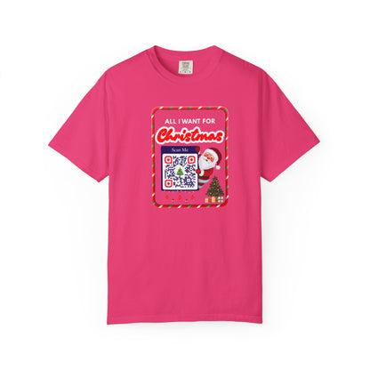 Unisex Christmas Spirit Garment-Dyed Shirt
