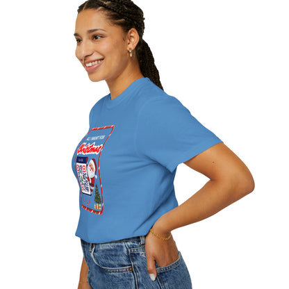 Unisex Christmas Spirit Garment-Dyed Shirt