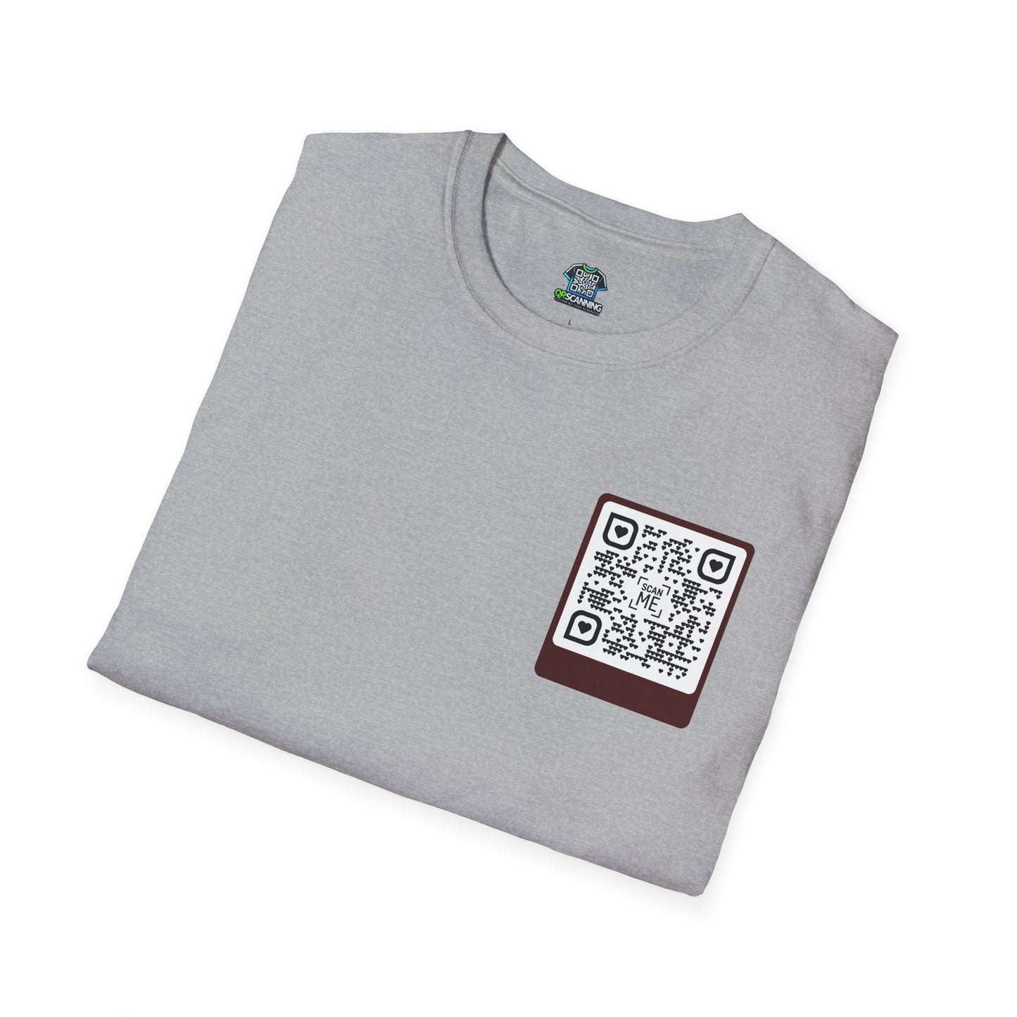 Scannable ‘Spread Love’ QR Code T-shirt