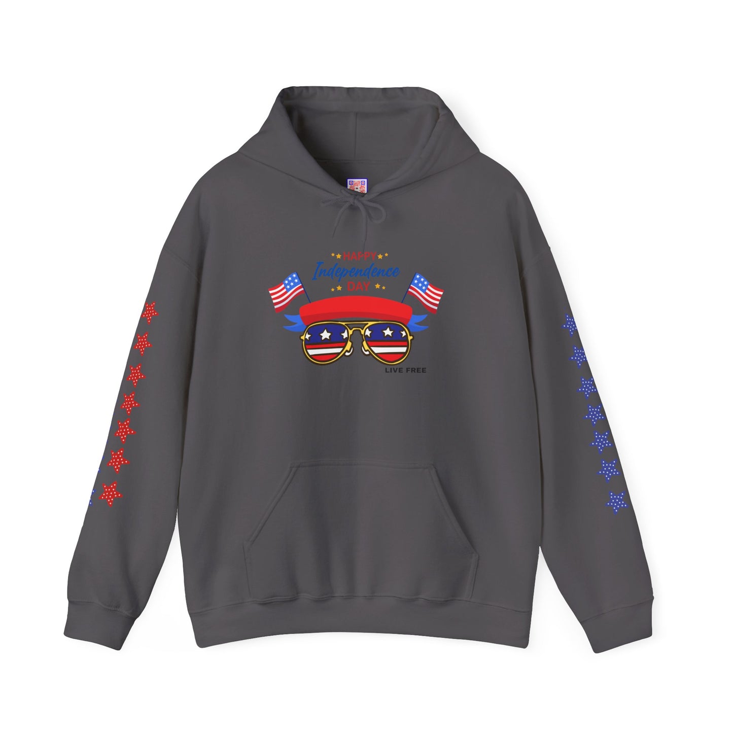 United & Unstoppable – 4th of July QR Hoodie