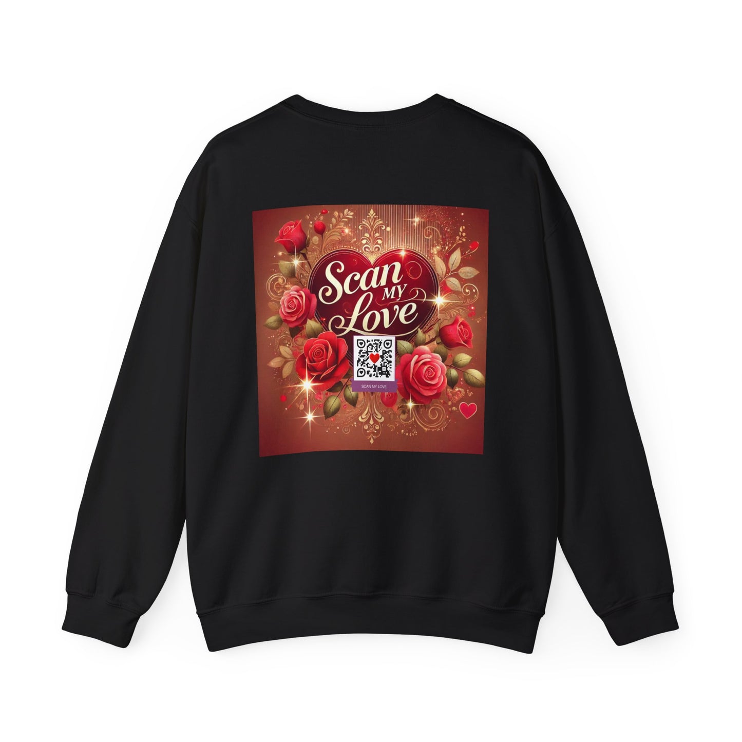 Scan My Love - Unisex Heavy Blend™ Crewneck Sweatshirt