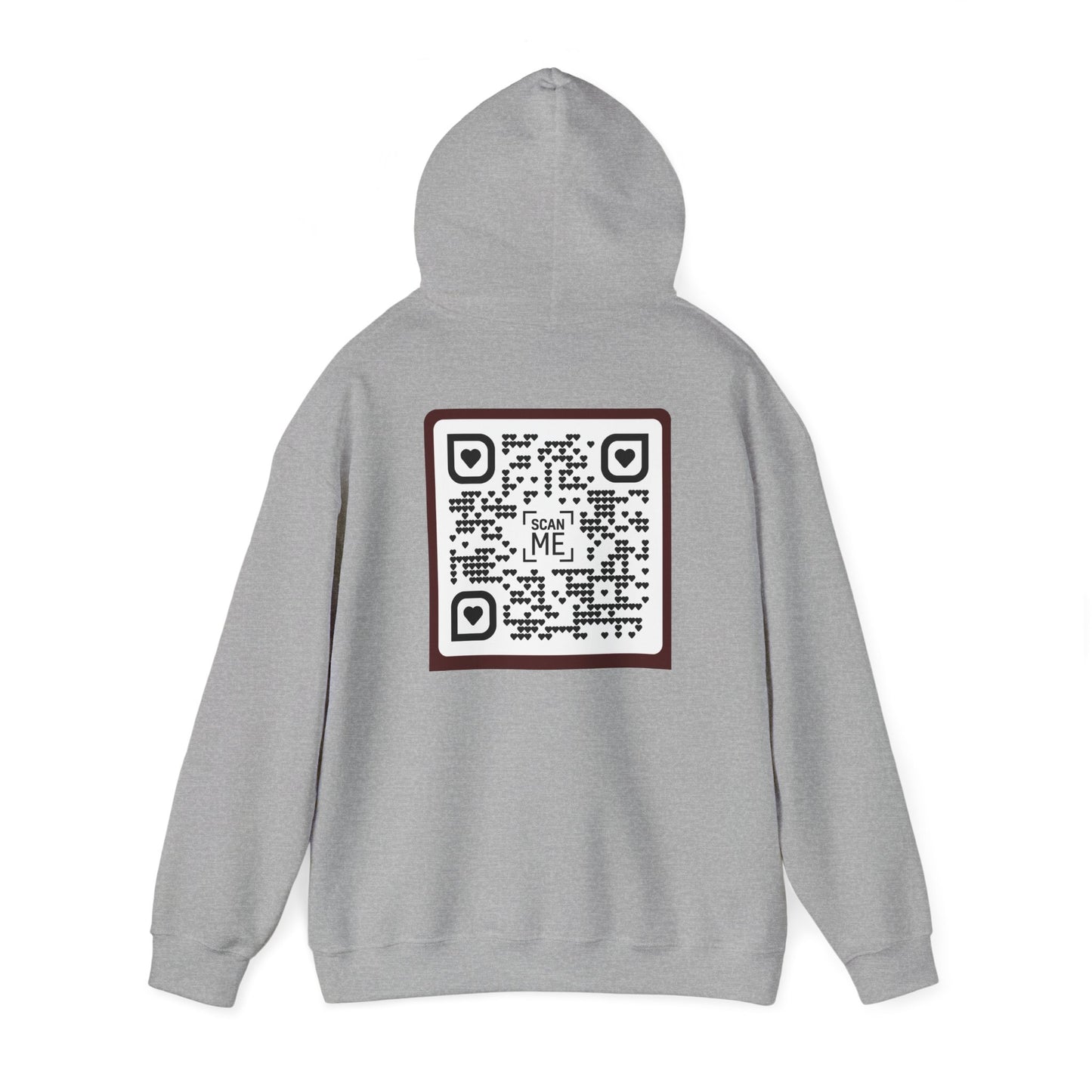 Scannable ‘Spread Love’ QR Hoodie