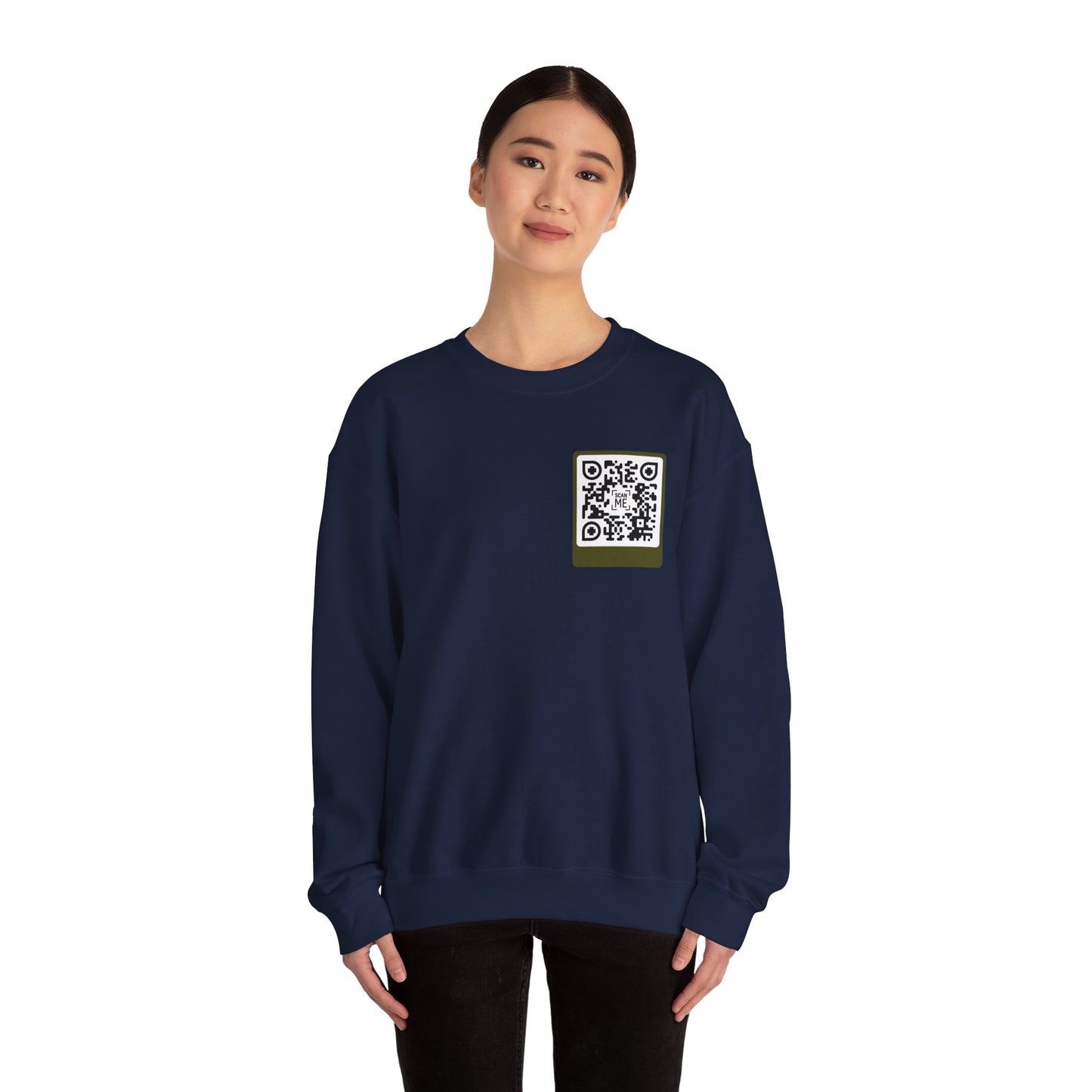 Scannable ‘Spread Love’ QR Sweatshirt