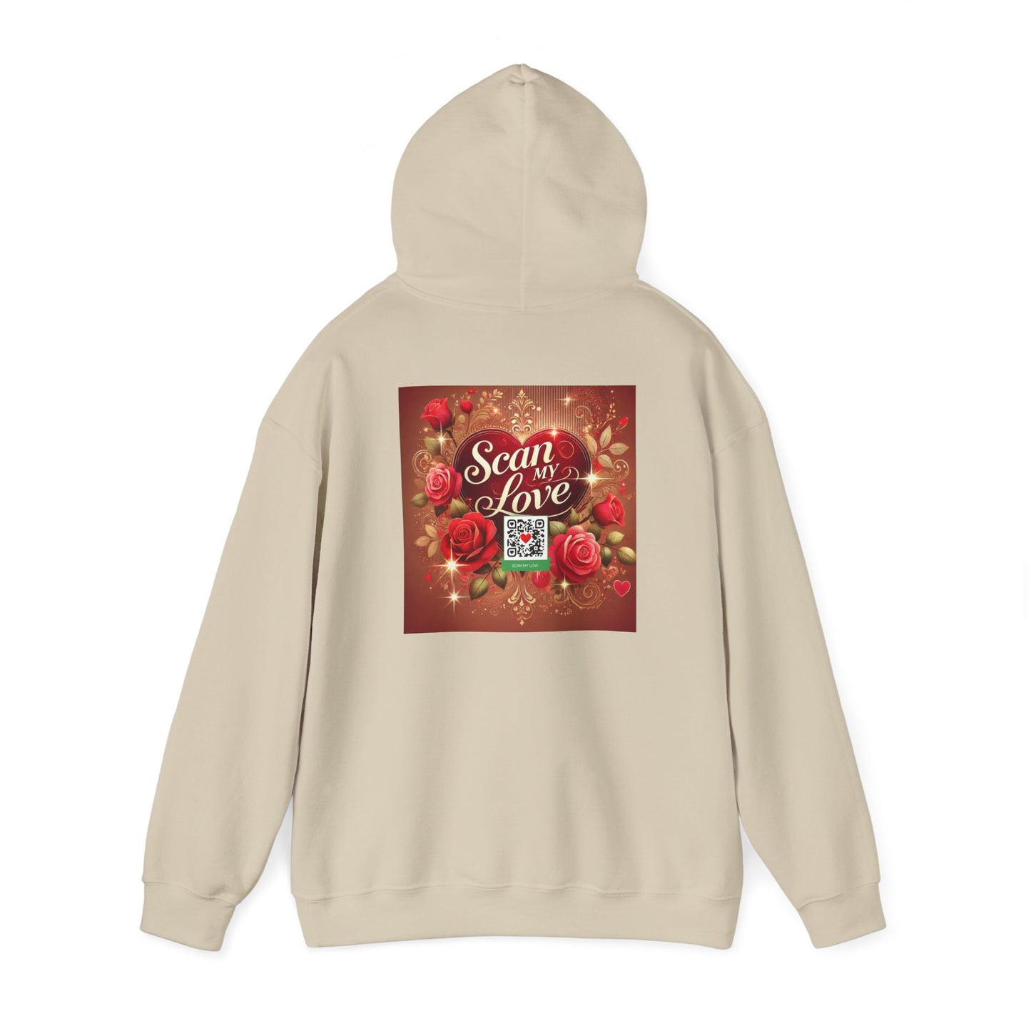 Scan My Love - Unisex Heavy Blend™ Hooded Sweatshirt