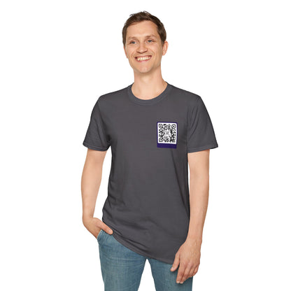 QR Tee shirt - Scannable 'Awesome' Design