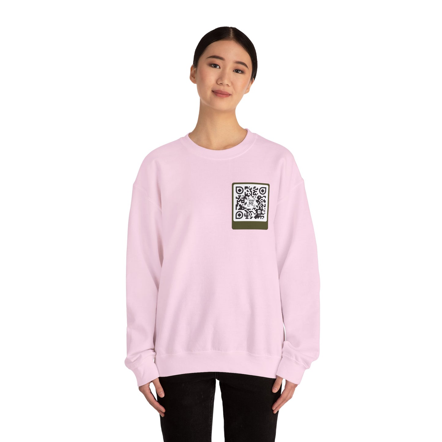 Scannable ‘Spread Love’ QR Sweatshirt