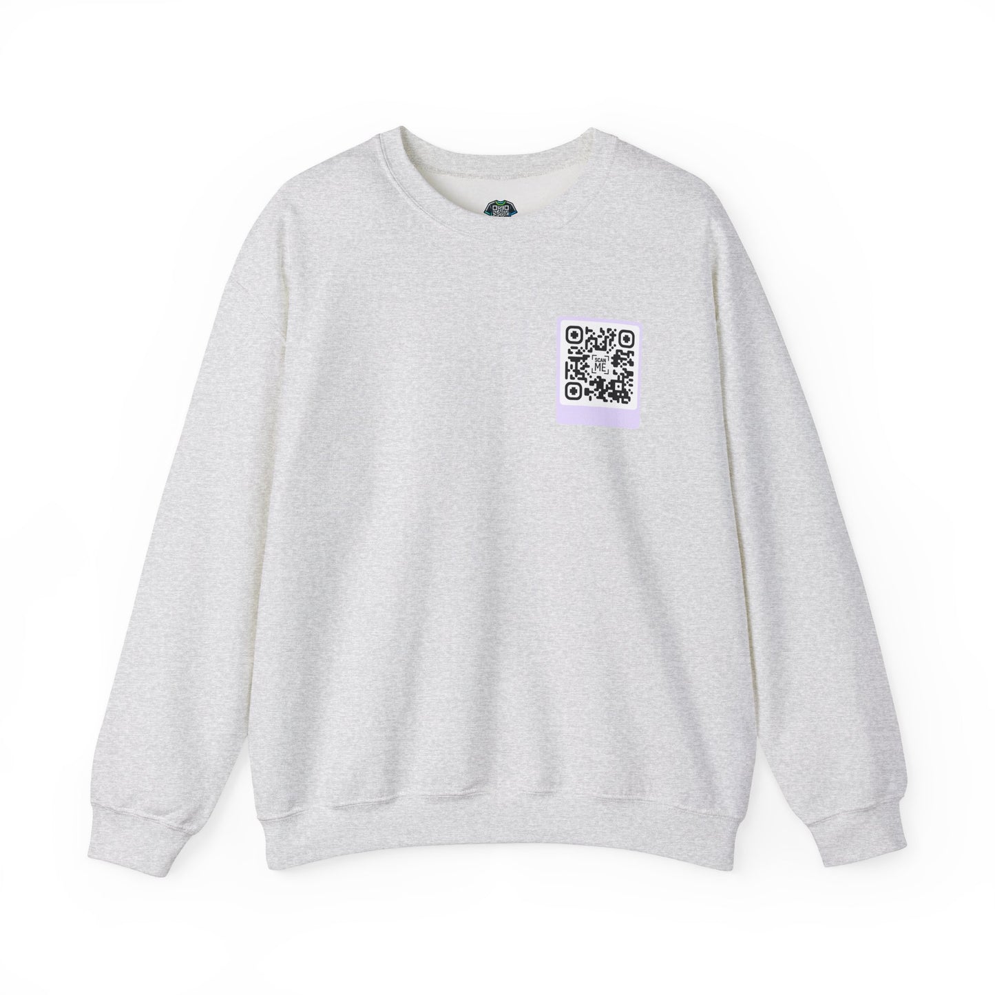 Scannable 'Someone Loves You' QR Crewneck Sweatshirt