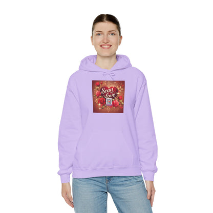Scan My Love - Unisex Heavy Blend™ Hooded Sweatshirt