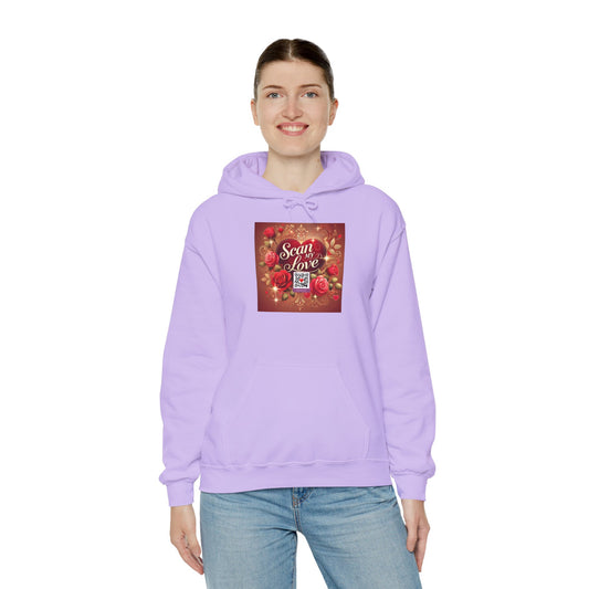 Scan My Love - Unisex Heavy Blend™ Hooded Sweatshirt